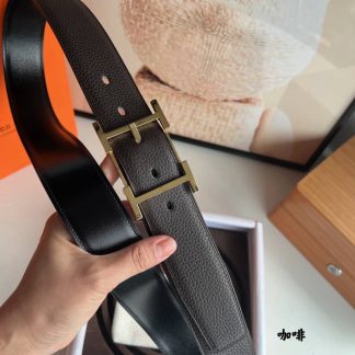 7 Star Hermes Nathan Leather Belt