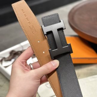 Replica Hermes H Belt Buckle & Reversible Leather Strap