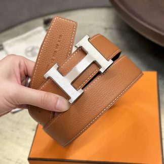 Replica Hermes H Belt Buckle & Reversible Leather Strap