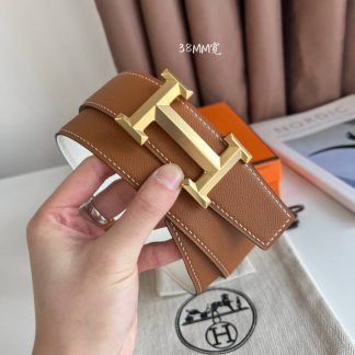 Replica Hermes H Belt Buckle & Reversible Leather Strap