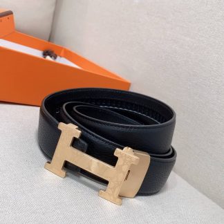 Wholesale Hermes Clemence Leather Logo Belt