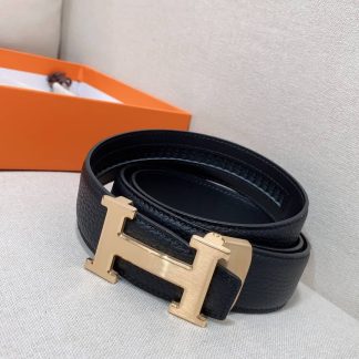 Best Hermes Clemence Leather Classic Belt