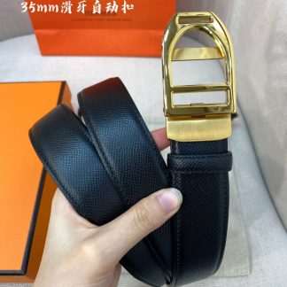 Replica Hermes Belt Men Gold