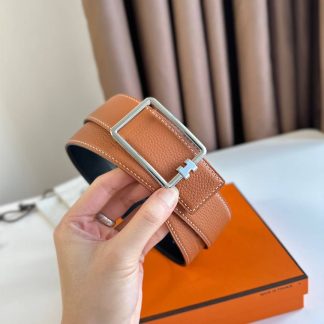 Replica Hermes Tube H Belt Buckle & Reversible Leather Strap