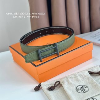 Replica Hermes Rider Belt Buckle & Reversible Leather Strap