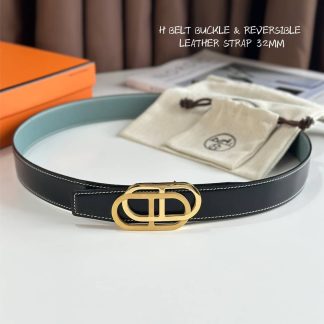 Replica Hermes H Belt Buckle & Reversible Leather Strap