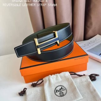 Replica Hermes Brigde Belt Buckle & Reversible Leather Strap