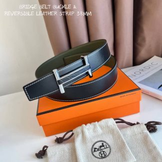 Replica Hermes Brigde Belt Buckle & Reversible Leather Strap