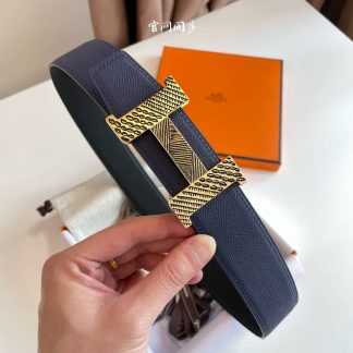 Replica Hermes All Black Belt