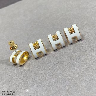 Replica Hermes Silver Earrings