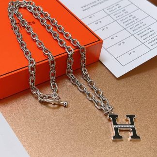 Replica Hermes Silver Necklace