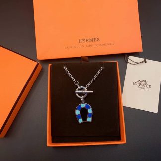 Replica Hermes Leather Necklace