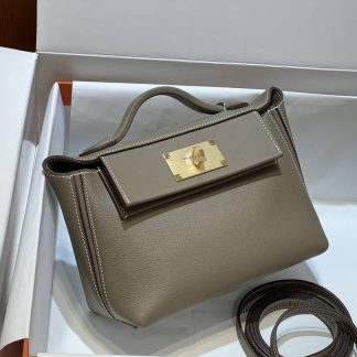 Replica Hermes 24 24 Mini 21 Evercolor Leather Bag