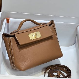 Replica Hermes 24 24 Mini 21 Evercolor Leather Bag