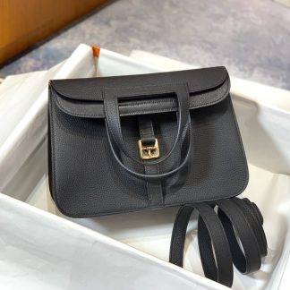 Replica Hermes Halzan 25 Leather Bag