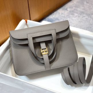 Replica Hermes Halzan 25 Leather Bag