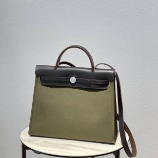 Replica Hermes Herbag Zip 31 Leather Bag