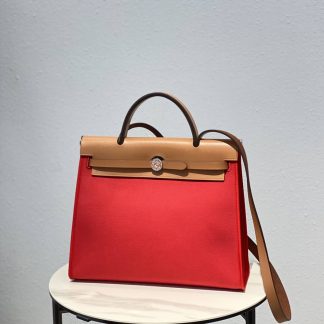 Replica Hermes Herbag Zip 31 Leather Bag