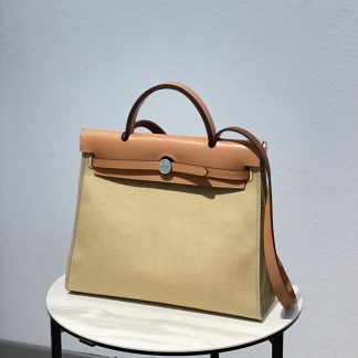 Replica Hermes Herbag Zip 31 Leather Bag