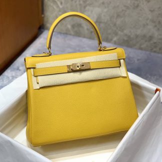 Replica Hermes Kelly 25 Retourne Togo Leather Bag