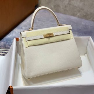 Replica Hermes Kelly 28 Togo Leather Bag