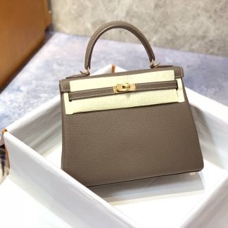 Replica Hermes Kelly 28 Togo Leather Bag