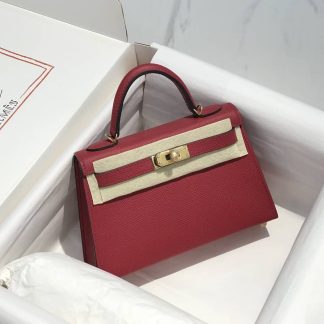 Replica Hermes Mini Kelly Epsom Leather Bag