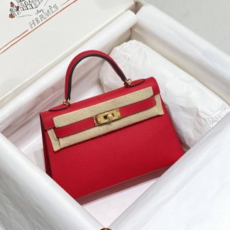 Replica Hermes Mini Kelly Epsom Leather Bag