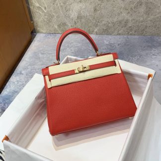 Replica Hermes Kelly 28 Togo Leather Bag