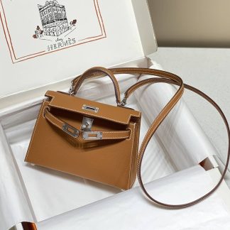 Replica Hermes Mini Kelly Epsom Leather Bag