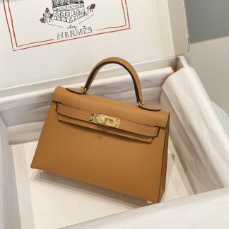 Replica Hermes Mini Kelly Epsom Leather Bag