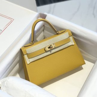 Replica Hermes Mini Kelly Epsom Leather Bag