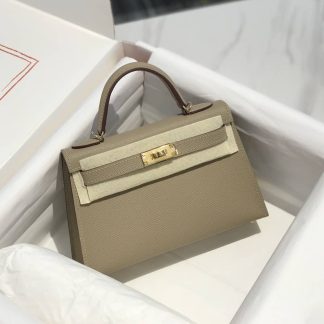 Replica Hermes Mini Kelly Epsom Leather Bag