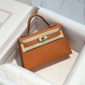 Replica Hermes Mini Kelly Epsom Leather Bag