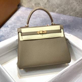 Replica Hermes Kelly 28 Togo Leather Bag