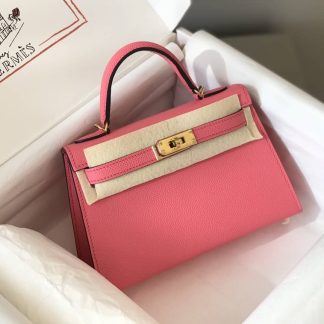 Replica Hermes Mini Kelly Epsom Leather Bag