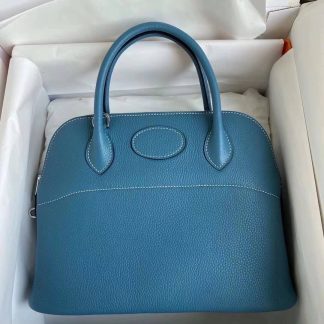 Replica Hermes Bolide 31 Clemence Leather Bag