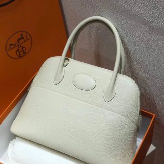 Replica Hermes Bolide 31 Clemence Leather Bag