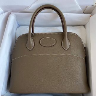 Replica Hermes Bolide 31 Clemence Leather Bag