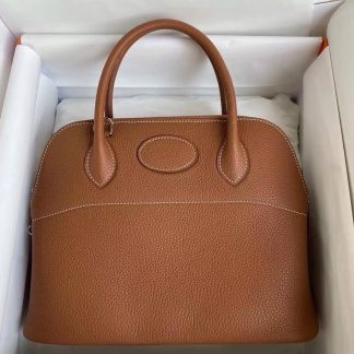 Replica Hermes Bolide 31 Clemence Leather Bag