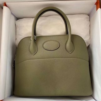 Replica Hermes Bolide 31 Clemence Leather Bag