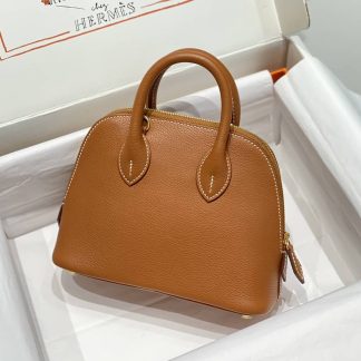 Replica Hermes Bolide 1923 Mini Evercolor Leather Bag