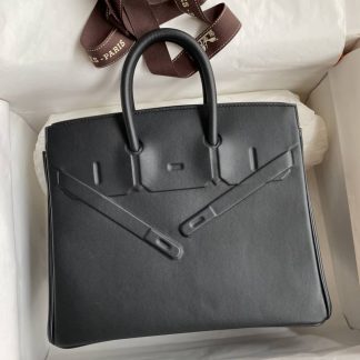 Replica Hermes Shadow Birkin 25 Swift Leather Limited Edition Bag