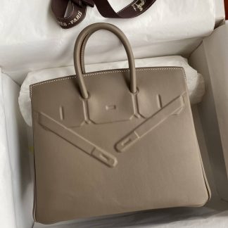 Replica Hermes Shadow Birkin 25 Swift Leather Limited Edition Bag