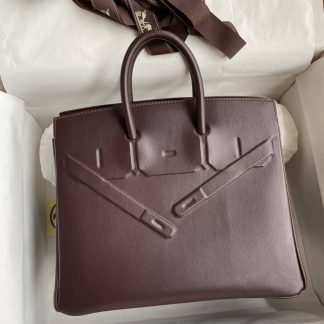 Replica Hermes Shadow Birkin 25 Swift Leather Limited Edition Bag