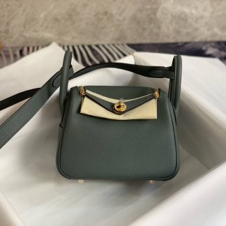 Replica Hermes Mini Lindy Clemence Leather Bag