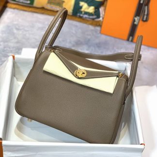 Replica Hermes Lindy 30 Clemence Leather Bag