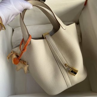 Replica Hermes Picotin Lock 18 Clemence Leather Bag