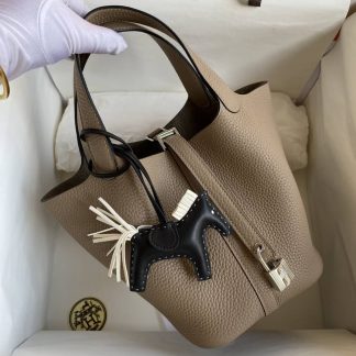 Replica Hermes Picotin Lock 18 Clemence Leather Bag