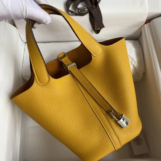 Replica Hermes Picotin Lock 18 Clemence Leather Bag